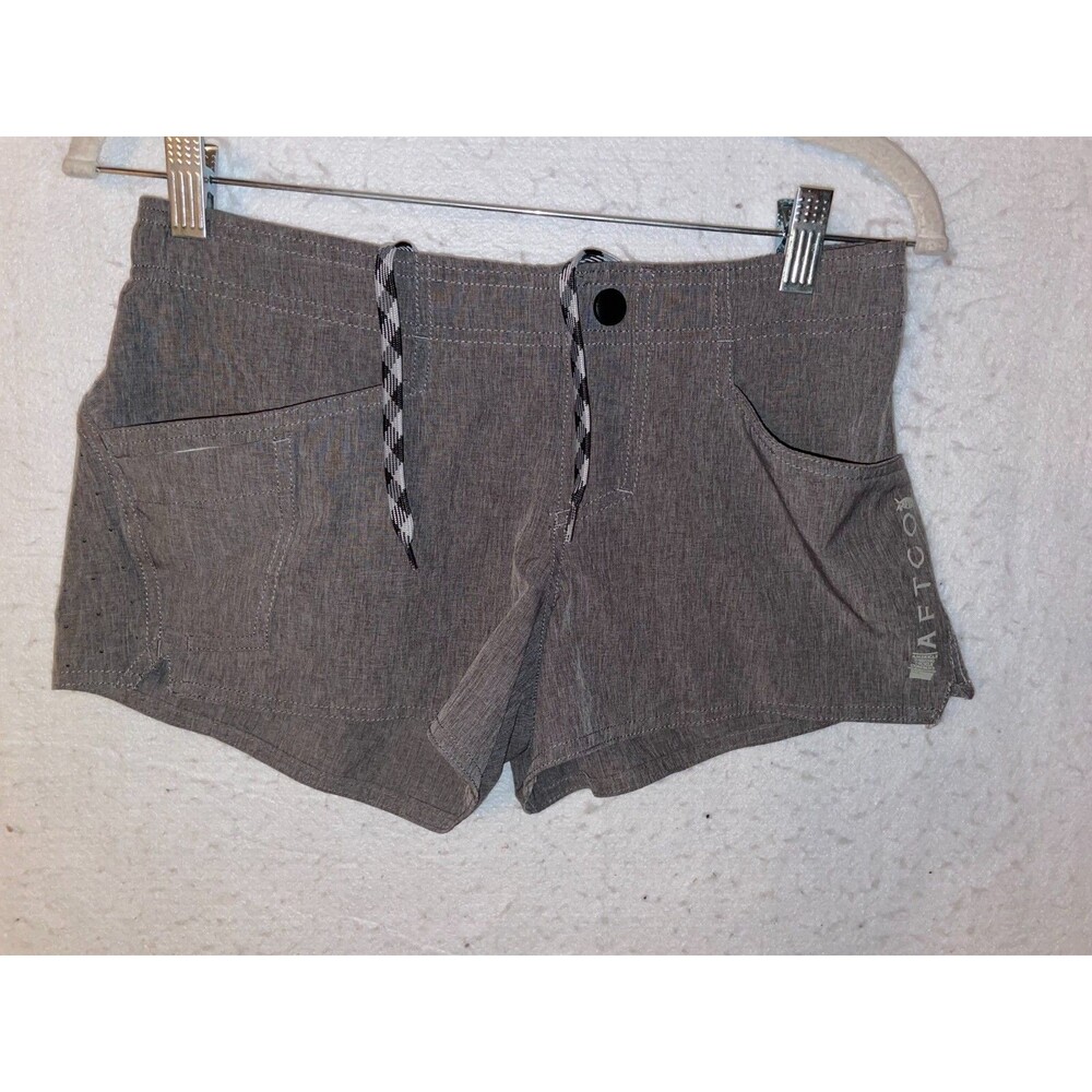 AFTCO Women’s Board Surf Shorts Size 2 Tech Gray Pockets